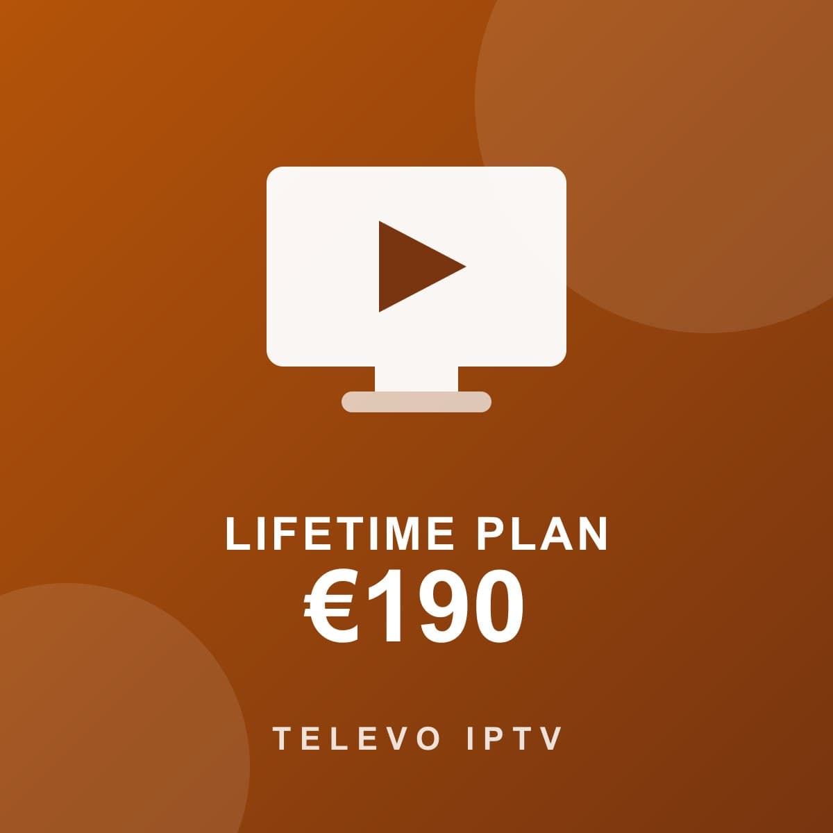 Lifetime IPTV Activation plan artwork